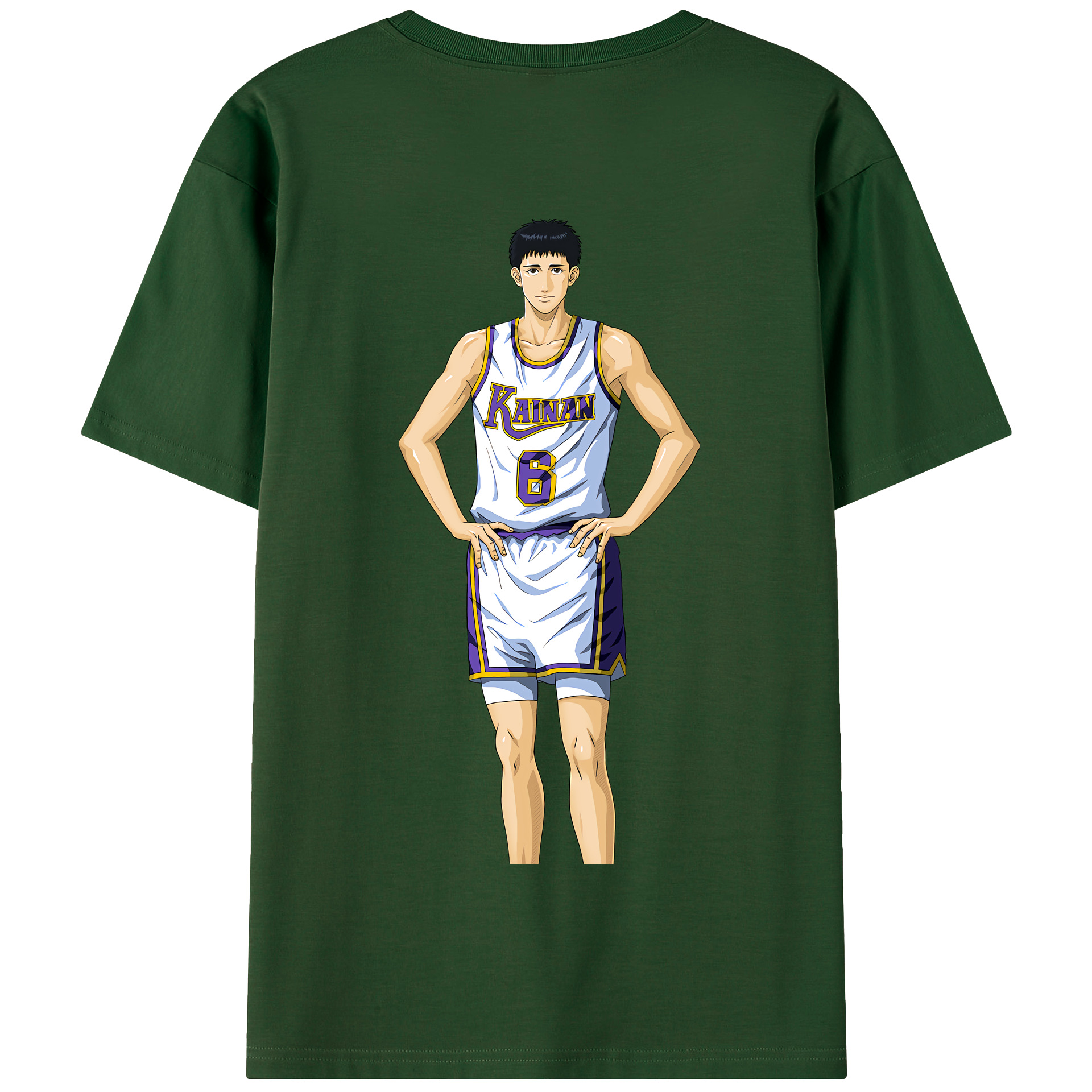 SLAM DUNK／スラムダンク 綿100％半袖Tシャツ（背面プリント）